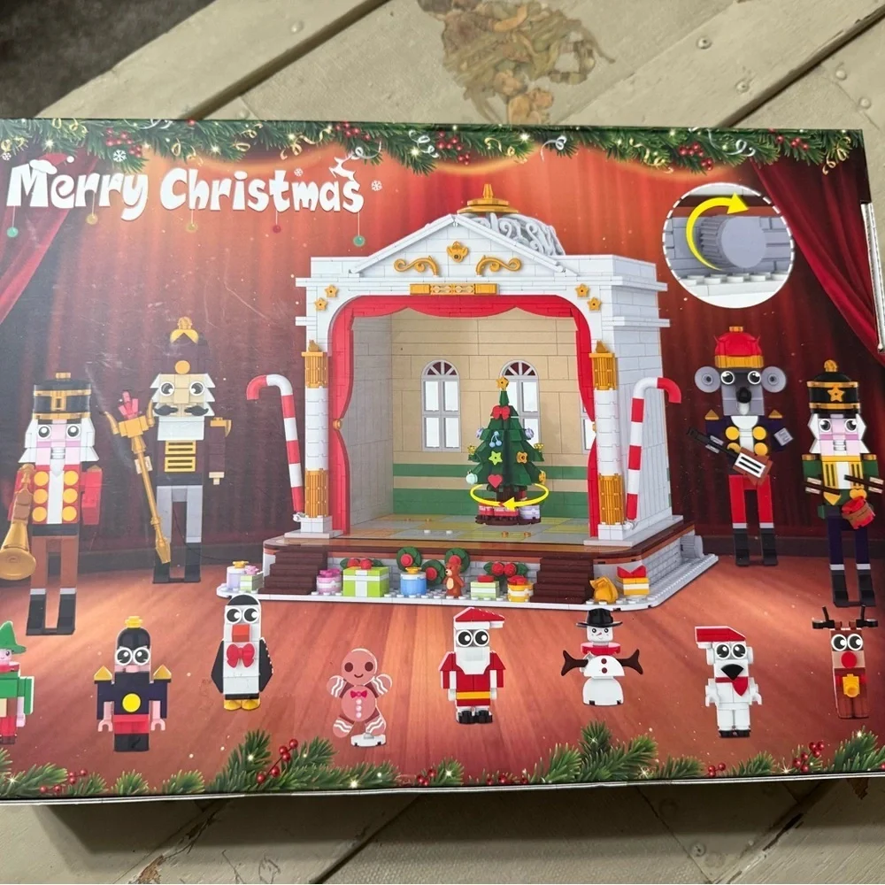 Cubimanna Christmas Nutcracker Theater Building Set 1690 pcs